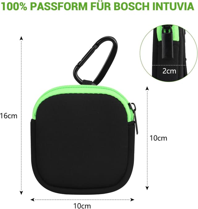 Detalle de CLOPAE 2er-Set Displayschutz & Schutzhülle für E-Bike-Displays (transparent) – passend für Bosch Intuvia