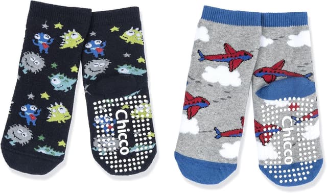 Detalle de Chaussettes bébé anti-dérapantes Chicco lot