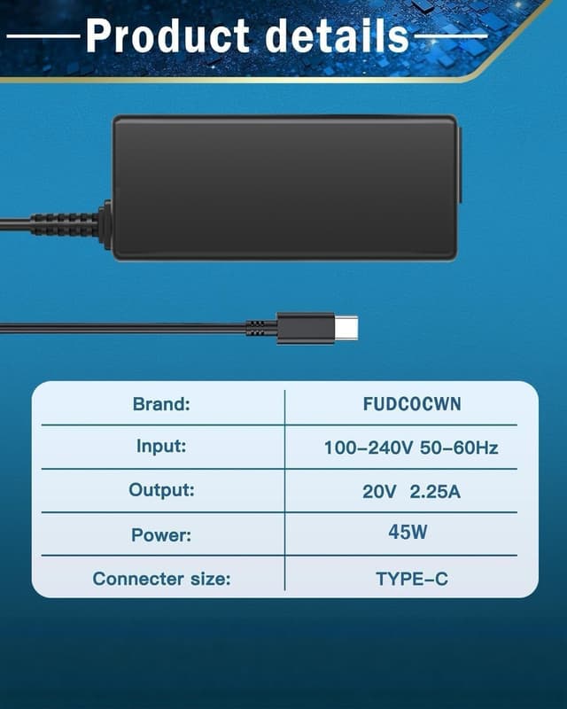 Thumbnail 4 de SKOTSLYE 45W USB‑C Laptop Charger