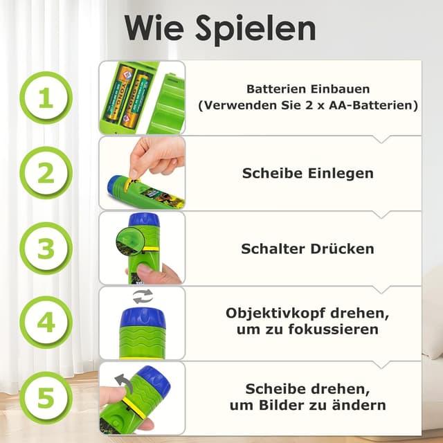 Thumbnail 4 de Pup Go Projektor Taschenlampe 14 x 3,5 cm