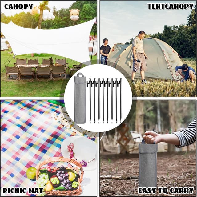 Thumbnail 3 de goldmiky Piquets de Tente Robustes 25 cm