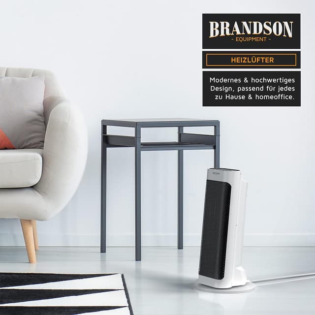 Thumbnail 4 de Brandson Heizlüfter mit Fernbedienung — Thermostat, Timer