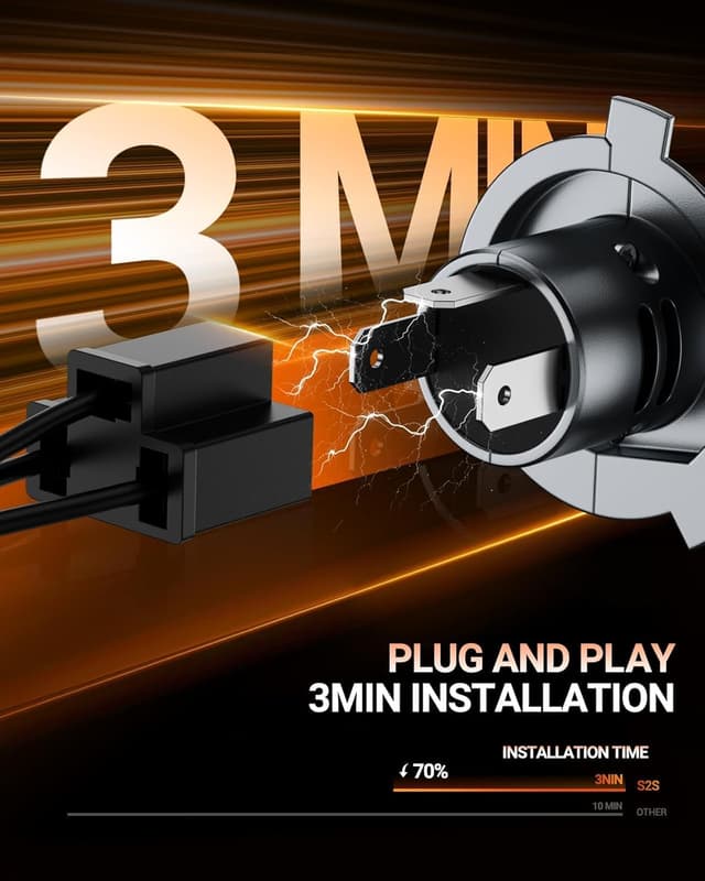 Thumbnail 1 de SEALIGHT H4 LED lampadine 9003 HB2 28000LM