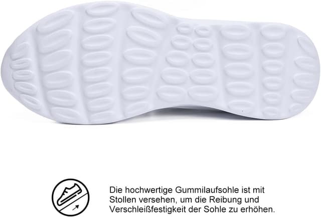 Detalle 1 de LANGFEUU Damen Turnschuhe Sneaker – leichte, atmungsaktive Sneaker für Gehen, Joggen und Outdoor
