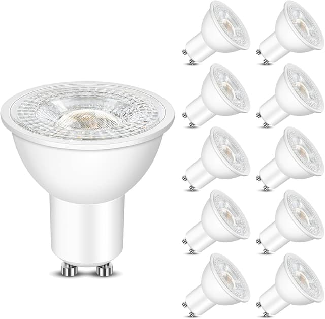 Thumbnail 6 de Morotty GU10 LED spotlight bulbs 5W (500lm) 4000K neutral white, 60° beam, non-dimmable – pack of 10