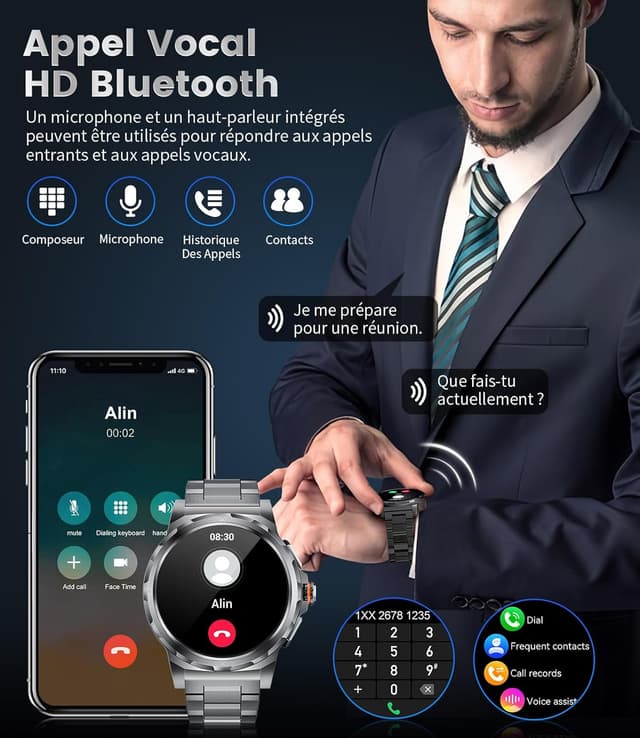 Detalle de LIGEMI SML6 Montre 1,43" AMOLED 360mAh