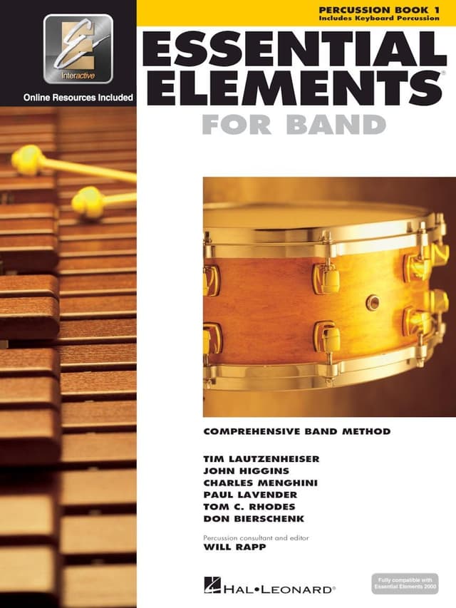 Imagen de Essential Elements for Band Percussion Book 1 en OfertitasTOP