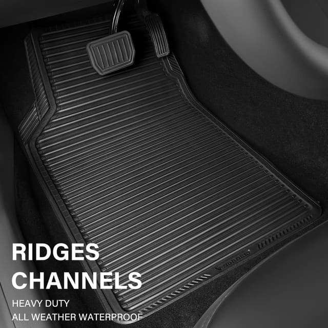 Detalle 2 de CAR PASS Rubber Floor Mats 4-piece