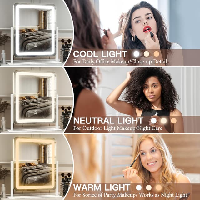 Thumbnail 2 de FENNIO Vanity Mirror with Lights 15"