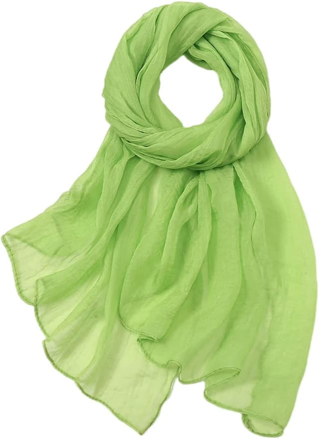 Thumbnail 6 de MAIRY women’s lightweight scarf (silk-feel hair wrap, shawl & beach wrap) 190 x 100cm