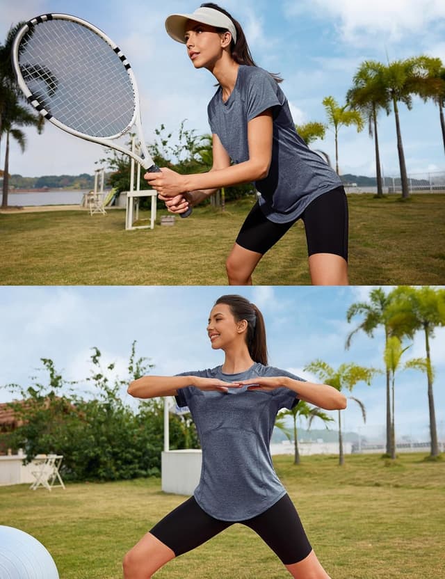 Detalle 2 de Terecey T-Shirt Sport femme à manches courtes à séchage rapide