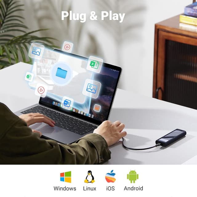 Thumbnail 6 de UGREEN Carcasa M.2 NVMe USB C 10Gbps para SSD 🥇