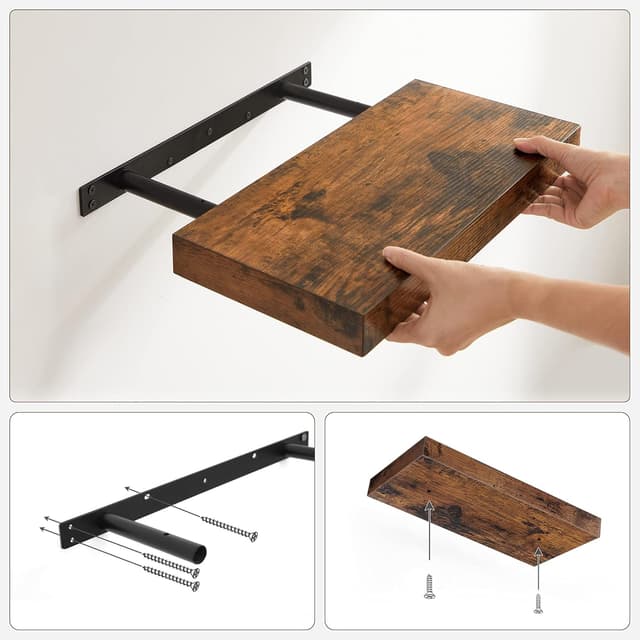 Thumbnail 5 de VASAGLE Estante Flotante de Pared - Decoración y Marcos