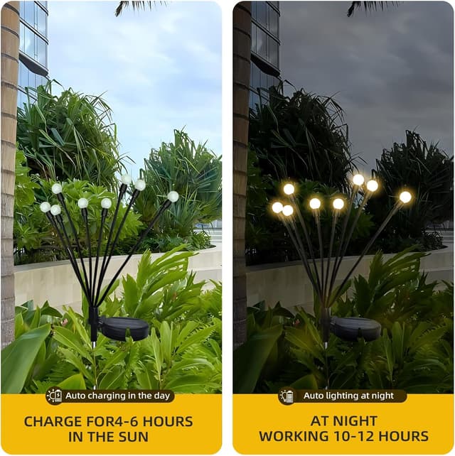 Thumbnail 3 de Jsdoin Solar Lights Outdoor Waterproof