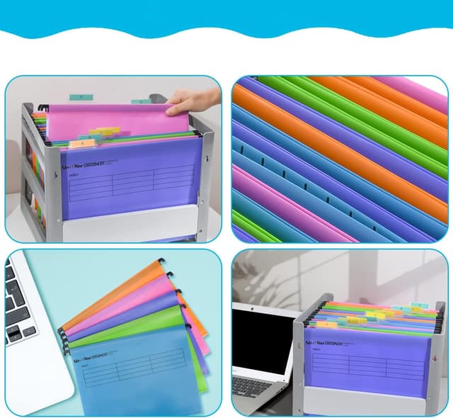 Thumbnail 5 de MerryNine A4 suspension files 30 pcs