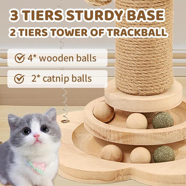 Thumbnail 5 de Xeticey Cat Scratching Post 28x46cm