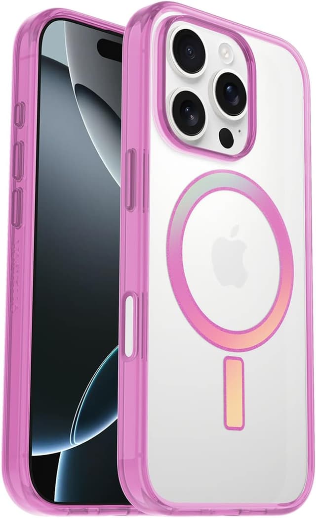 Detalle de Otterbox Funda Clear Case MagSafe para iPhone 16 Proa