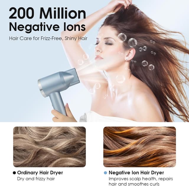 Detalle de YASHE hair dryer 110,000 RPM high-speed