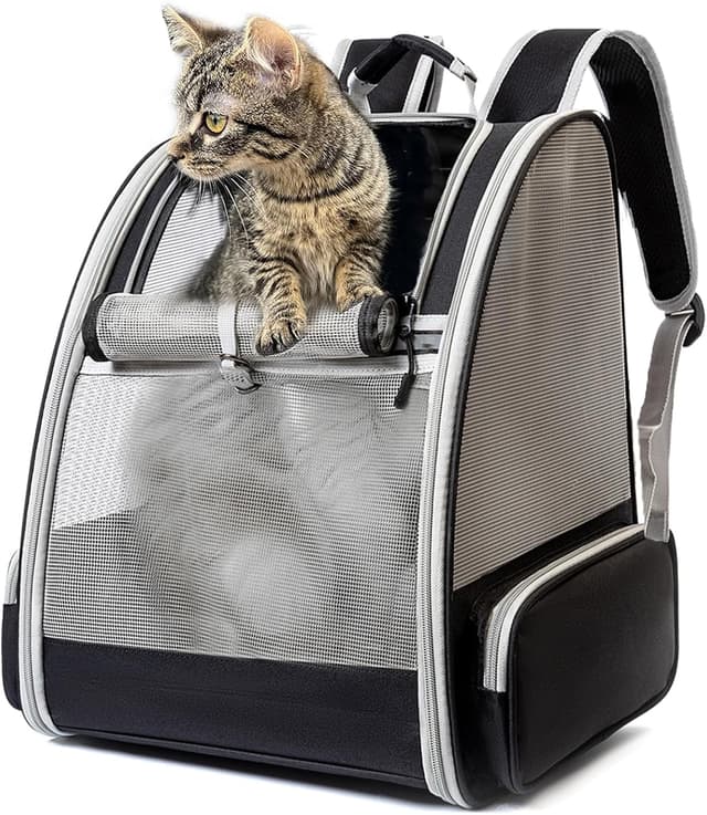 Detalle de Sac de Transport Chiens et Chats 10 kg Noir