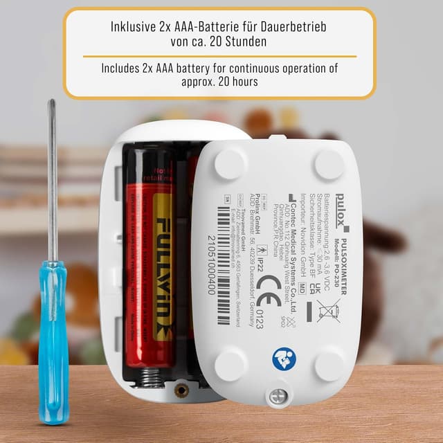 Thumbnail 3 de Pulox PO-230 Finger-Pulsoximeter Kinder 10 kg