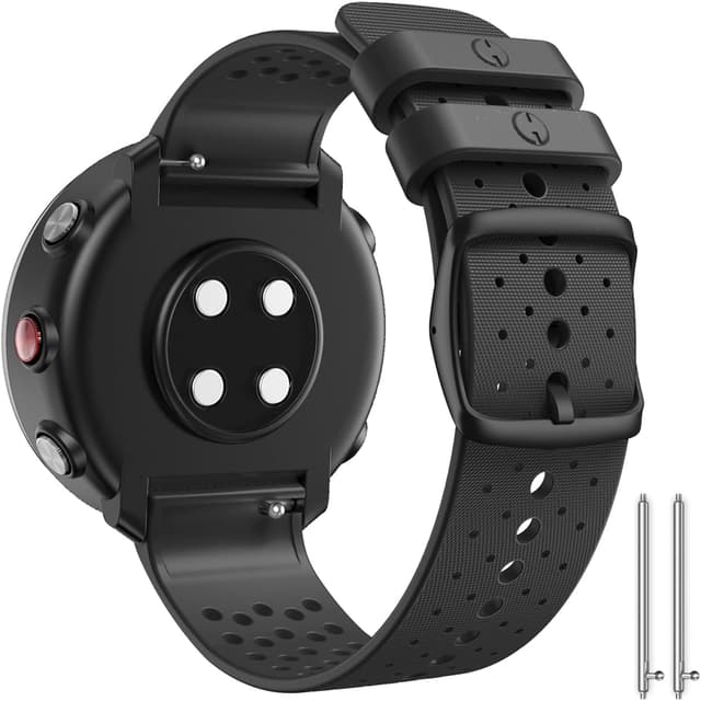 Detalle de ANBEST cinturino in silicone compatibile con Polar Vantage M/M2 e Grit X (ricambio con sgancio rapido)