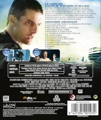Detalle 2 de Minority Report (2002) Blu-ray