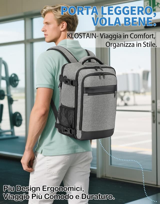 Thumbnail 5 de KLOSTAIN Zaino da Viaggio 30L 45x36x20