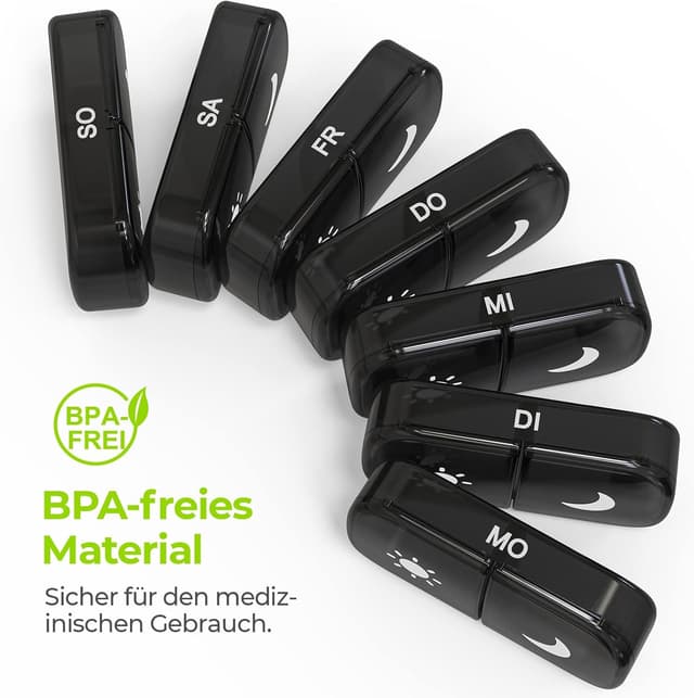 Thumbnail 4 de AUVON Tablettenbox 7 Tage 📦💊