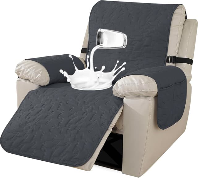 Imagen de Ystyle Funda para sillón relax eléctrico 1 plaza gris oscuro en OfertitasTOP