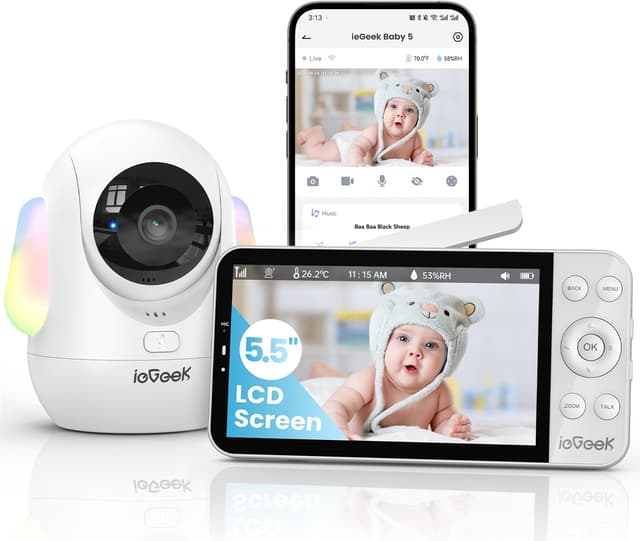 Imagen de ieGeek Babyphone 5,5 Zoll en OfertitasTOP