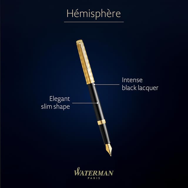 Detalle 2 de Waterman Hémisphère Opera Negro