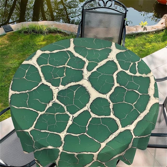 Detalle de Artslion Round Tablecloth 60 Inch Lakes Pattern