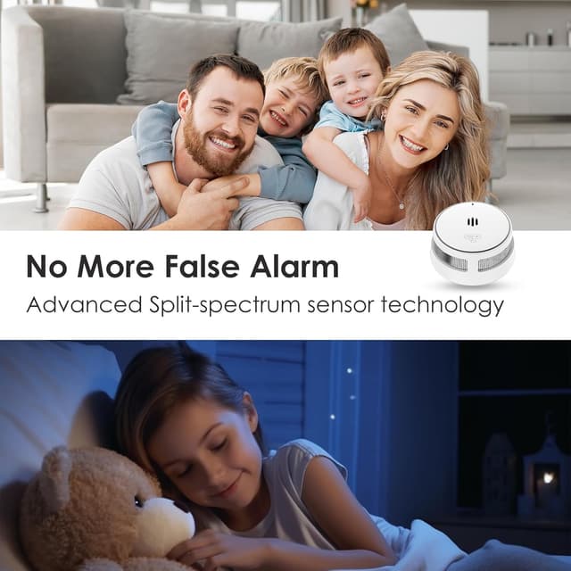 Thumbnail 3 de Détecteurs de fumée interconnectés 3‑pack 10 ans