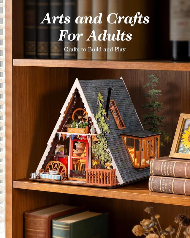 Thumbnail 3 de Rolife A-Frame Cabin Miniature Kit