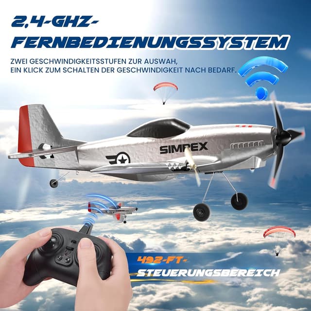 Thumbnail 5 de SIMREX TOY2409 RC Flugzeug