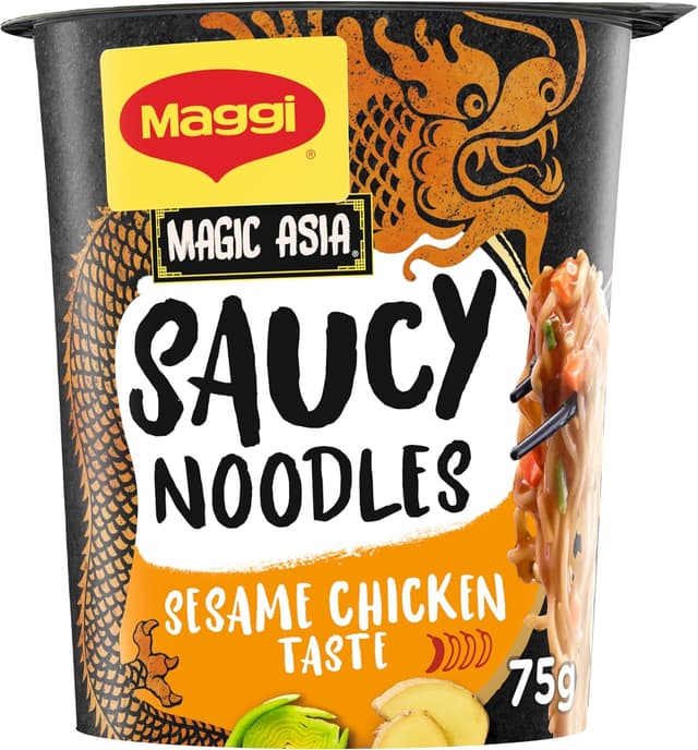 Thumbnail 2 de MAGGI Saucy Noodles Asia Pollo y Sésamo - Pack 8 Vais 🍜