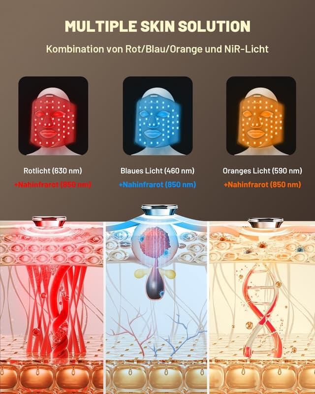 Thumbnail 2 de MICEYLIVE LED-Gesichtsmaske 400 LEDs