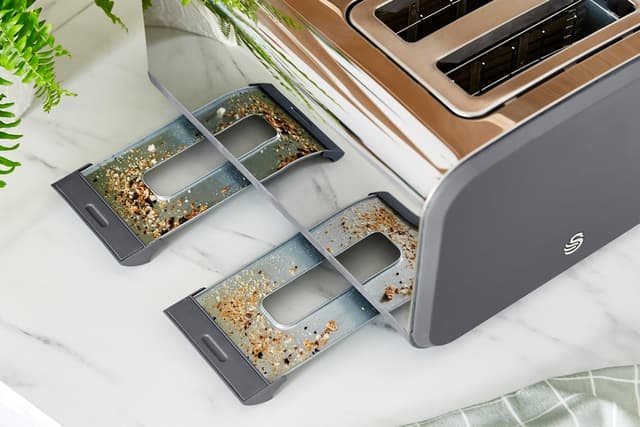 Thumbnail 6 de Swan ST14620GRYN 1500W 4 Slice Toaster