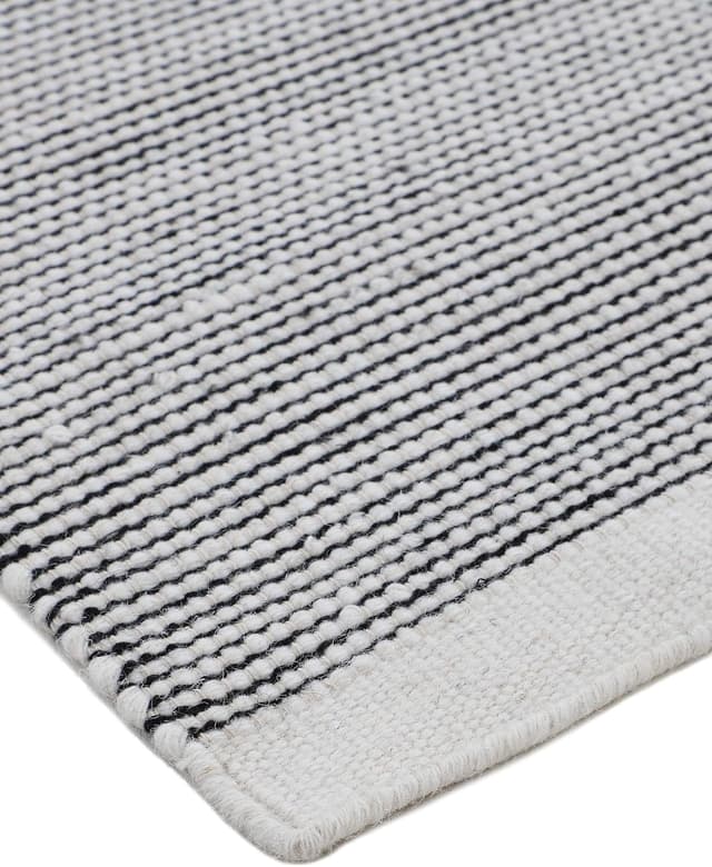 Thumbnail 3 de CarpetFine Alfombra Moderna Mona Negro/Blanco 200x290 cm 🖤🤍