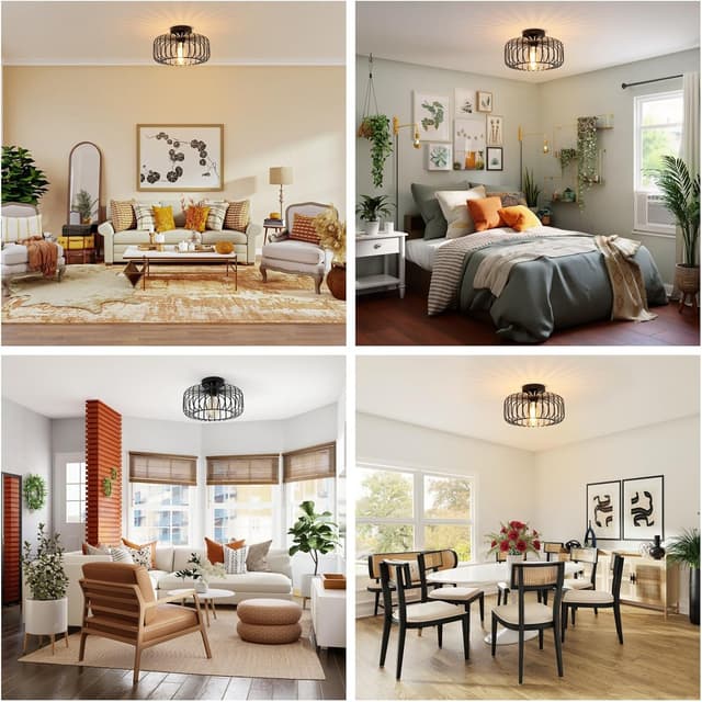 Thumbnail 4 de FRIDEKO HOME Deckenleuchte 30 cm E27