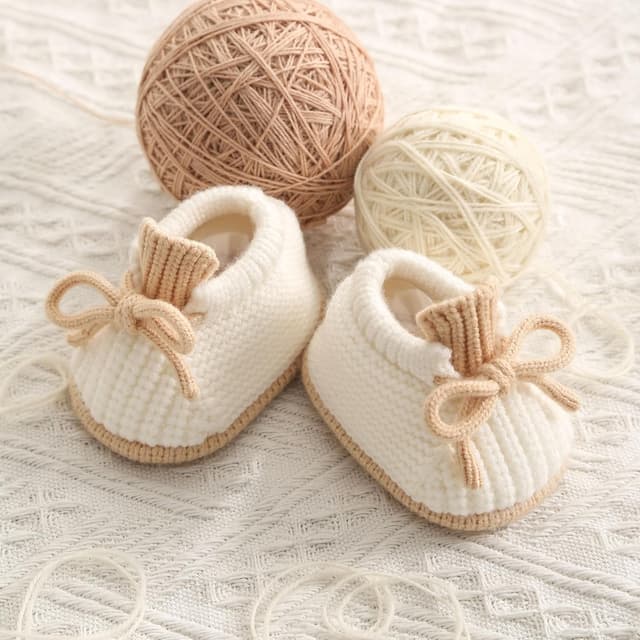 Detalle de Loyfoky baby booties newborn soft first walker shoes (sock-style) for boys & girls