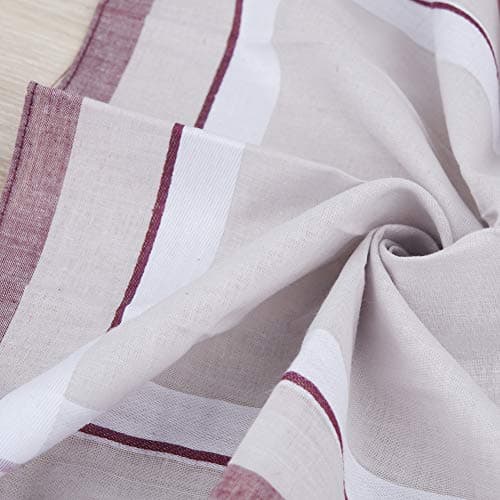 Thumbnail 6 de HOULIFE mouchoirs en coton, rayures, 6 pièces ⚙