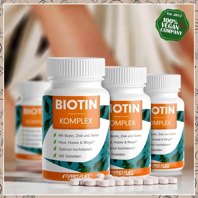Thumbnail 3 de Biotin 10.000 mcg Tabletten 365 Tage Vorrat đ