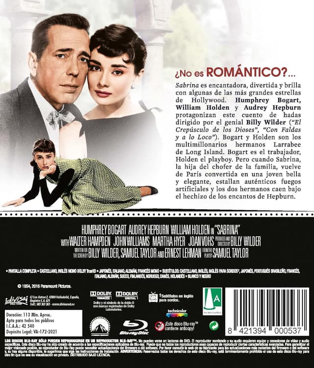 Detalle de Divisa HV Sabrina Blu-ray