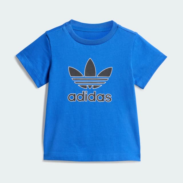Detalle 2 de Adidas Big Logo Execution conjunto infantil Azul