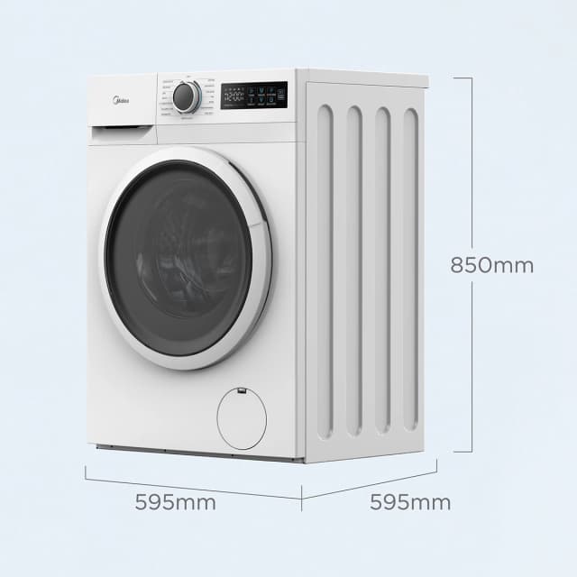 Detalle 2 de Lavadora Midea 9kg Power Mix MF110W90BA10/W-ES