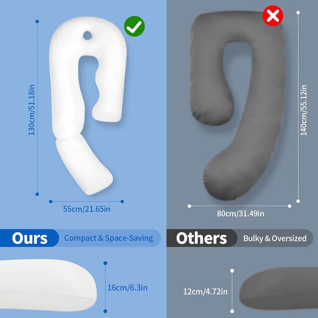 Thumbnail 3 de pozico Coussin de Grossesse U-Forme 130 cm