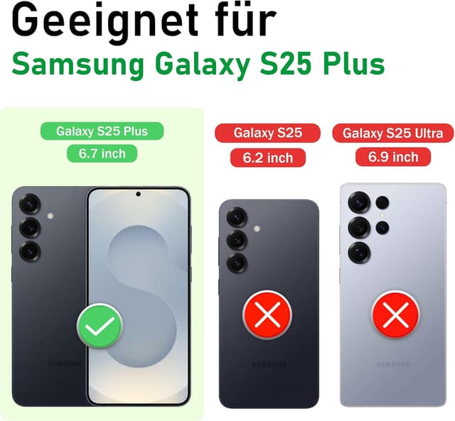 Detalle 2 de Jshru Handyhülle Galaxy S25 Plus 1,2 m