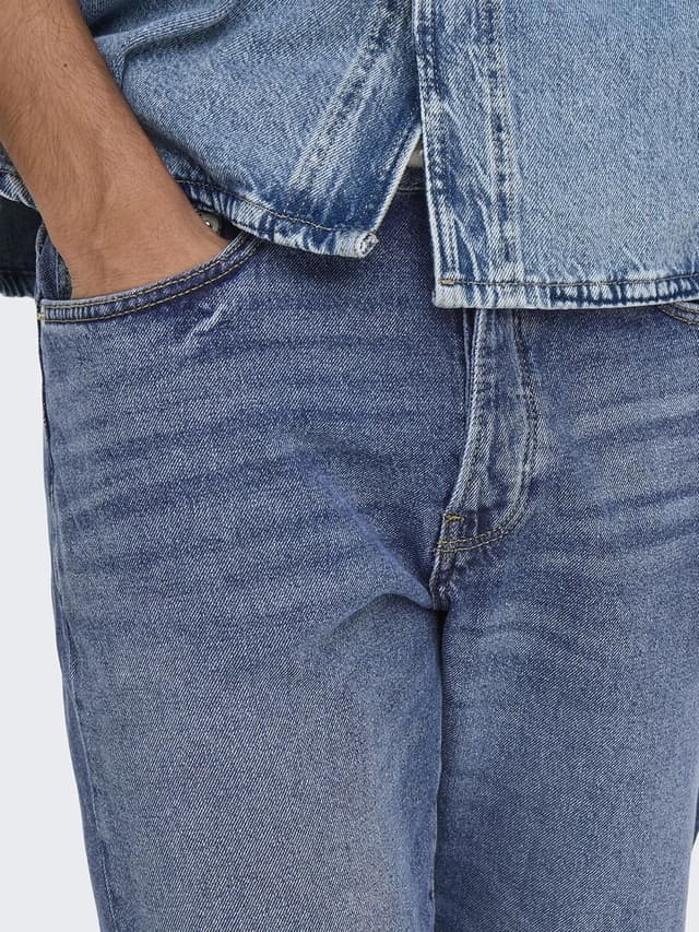 Detalle de Only & Sons Men’s Onsyoke Tapered Box Tai DNM Cbo Noos Jeans