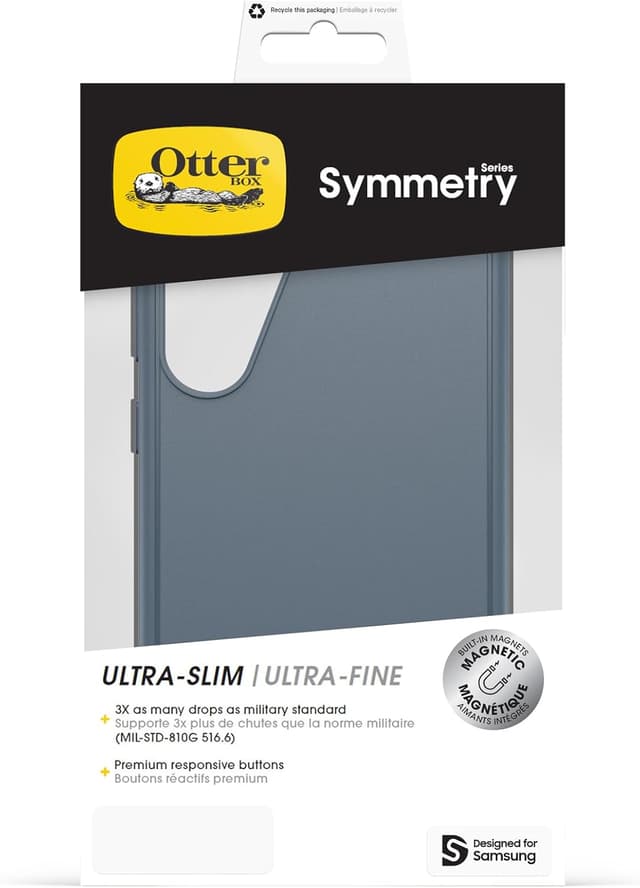 Detalle de OtterBox Cover Symmetry Series con MagSafe per Samsung Galaxy S25+